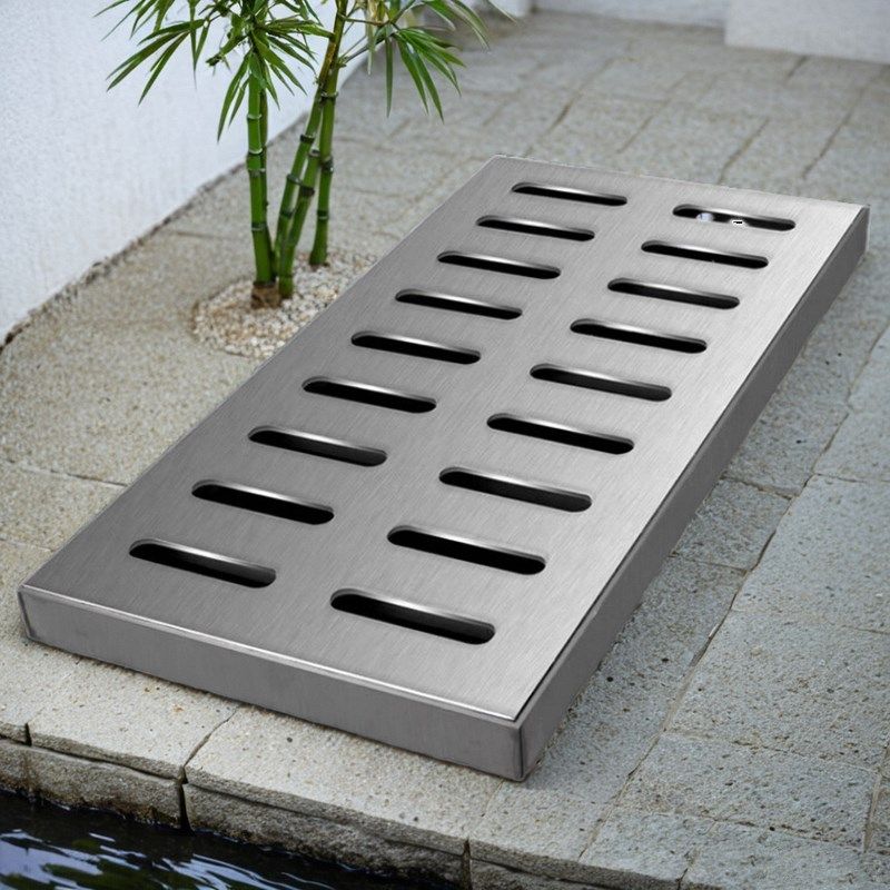聪昂不锈钢排水沟盖板园林景区地沟不锈钢双排孔盖板带框雨水篦子,淘宝优惠券,粉丝福利购,淘宝优惠卷