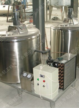 厂家直销食品级巴氏鲜奶杀菌储存卧式制冷罐恒温冷藏直冷式储奶罐