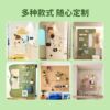 Entrance solid wood hole board dressing mirror body entrance door rear meter box blocking clothes hanger