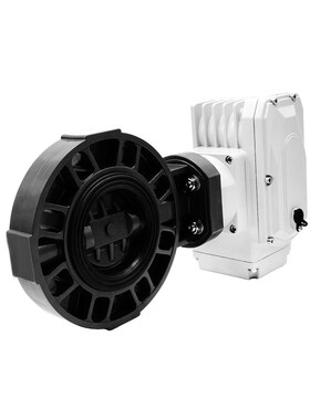 D971X-10S 电动PVC蝶阀塑料 PVC阀门耐酸碱防腐蚀DN50 65 80 100