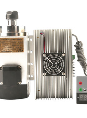 数控开料机主轴电机 雕刻机风冷电机 马达方形侧孔机恒功率电主轴