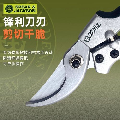英国进口SPEAR & JACKSON修枝剪园艺剪枝剪刀篱笆果树花枝花枝剪 - 图1