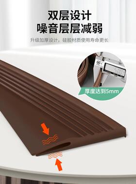 新款门缝密封条门底缝隙防风挡风神器推拉房间门大门隔音硅胶防虫