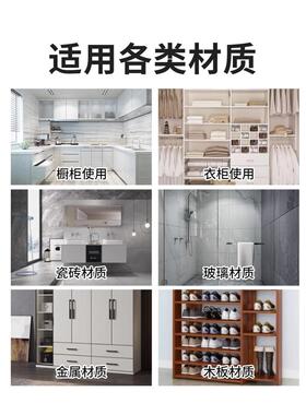 免打孔隔板托固定器层板托衣柜整体橱柜专用免钉承重支撑三角支架