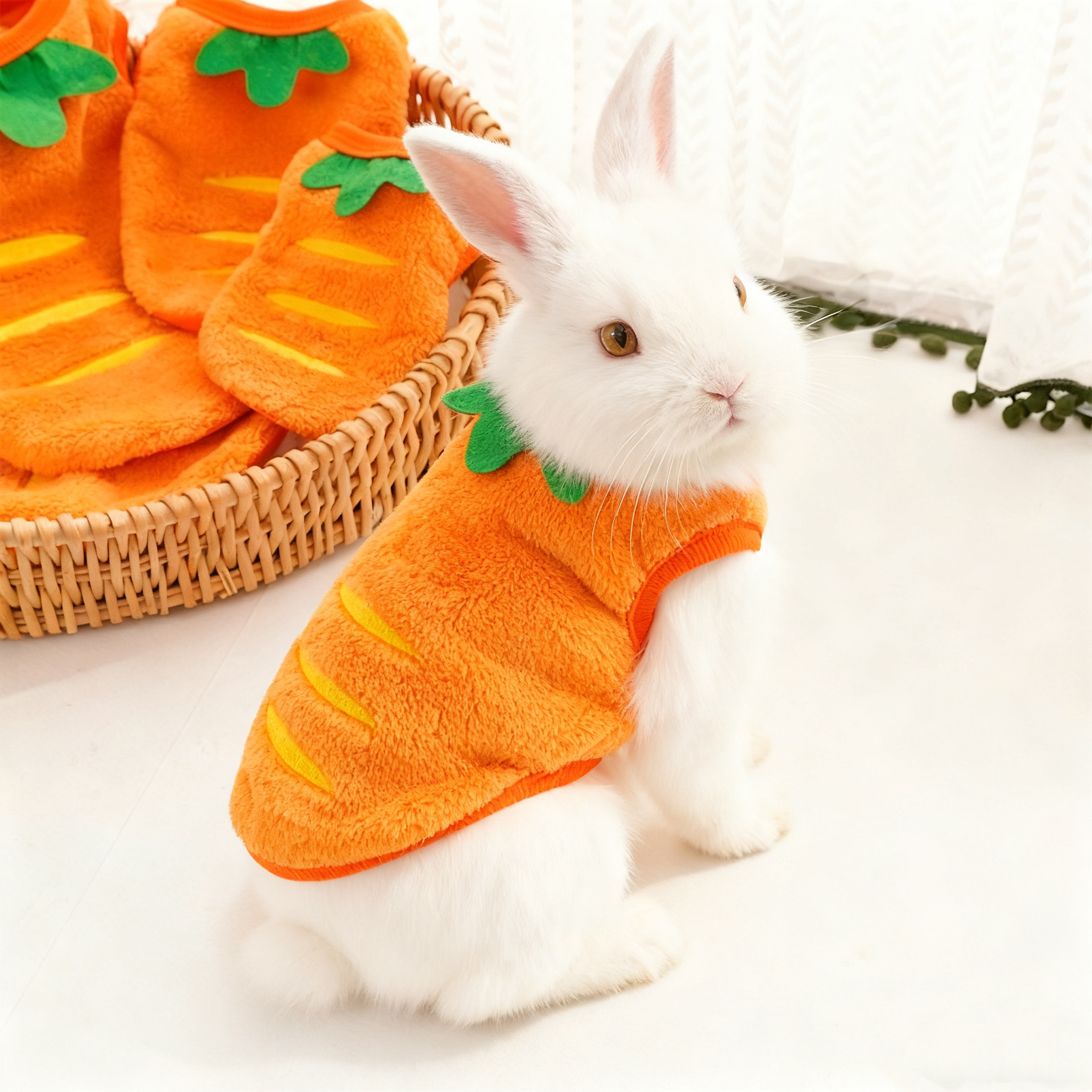 宠物兔子专用衣服侏儒垂耳外出可爱冬天保暖加绒装扮小型猫狗服饰,淘宝优惠券,粉丝福利购,淘宝优惠卷