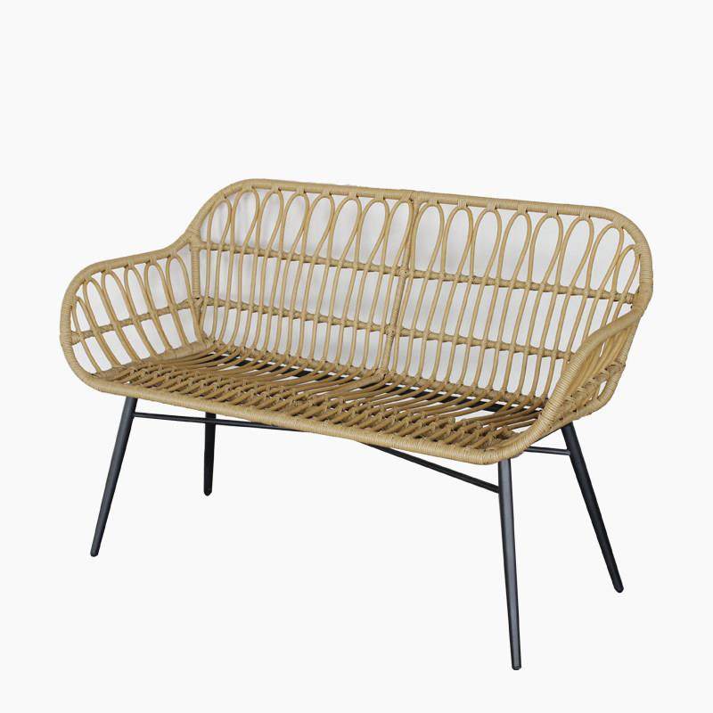 艺沙藤双人现代简约外沙发椅藤编5574露台户发庭院温室藤椅沙发防,淘宝优惠券,粉丝福利购,淘宝优惠卷