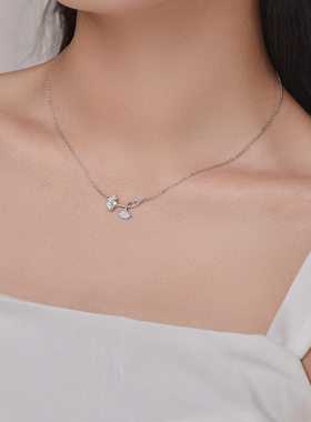 S999足银三生有【杏】银杏叶项链气质小众高级感叶子锁骨链女