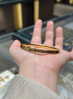 XBK足银开口金色999ins韩式新款