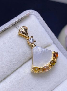 XBK主石双色好电镀火彩s925银镀