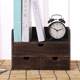 Solid wood desktop storage box office sorting storage rack student bay window bookshelf drawer wooden cosmetics sorting box