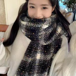 XC冬款百搭双面仿羊绒披肩