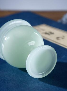 秦歌供佛杯供水杯琉璃玉酒杯佛前供杯家用供奉关公财神小酒杯茶杯