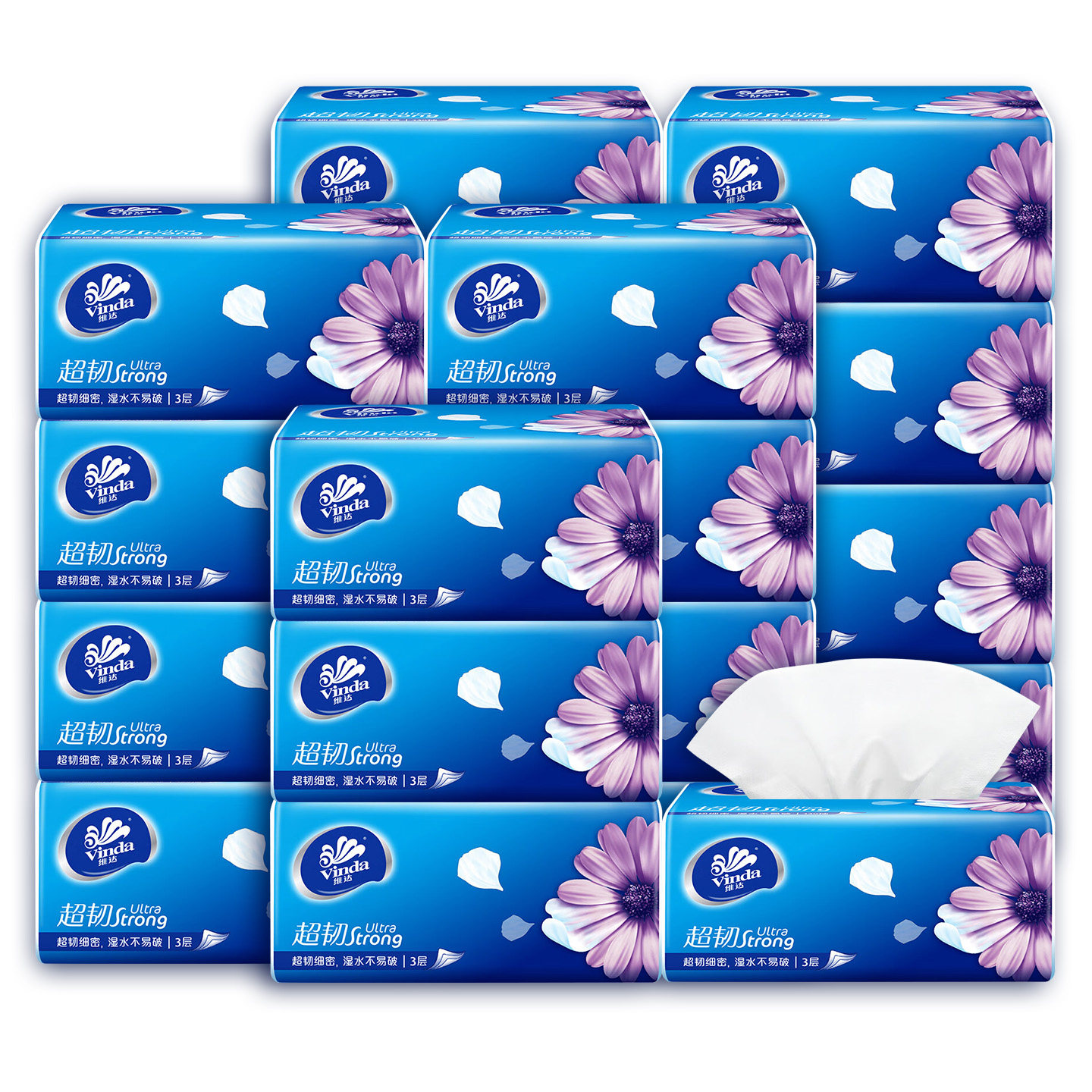 维达纸巾超韧抽纸100抽整箱纸巾家用餐巾纸面巾纸抽卫生纸实惠装,淘宝优惠券,粉丝福利购,淘宝优惠卷