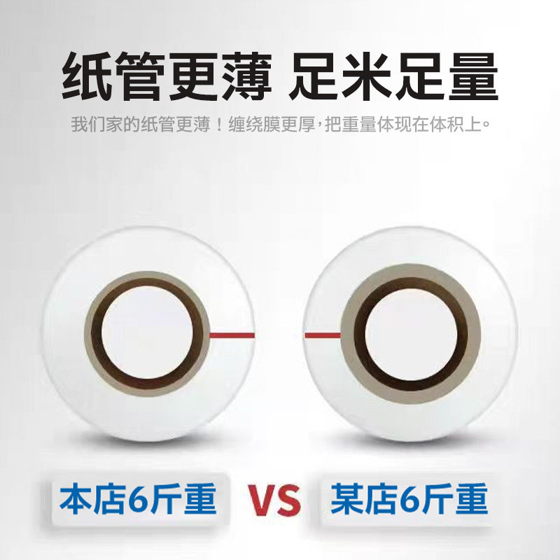 缠绕膜50cm工业打包透明PE拉伸包装物流运输包膜工厂大卷塑料薄膜,淘宝优惠券,粉丝福利购,淘宝优惠卷