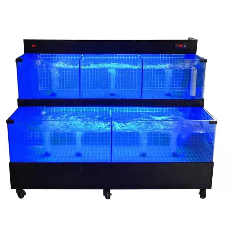 定制海鲜鱼缸大容量超市饭店水产制冷海鲜池卖鱼养殖商用海鲜缸,淘宝优惠券,粉丝福利购,淘宝优惠卷