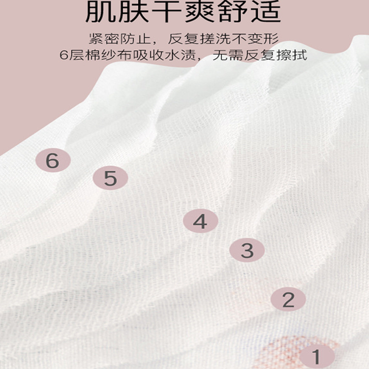 Pure cotton newborn baby children's gauze face towel small square towel saliva towel cotton saliva pocket bib pat