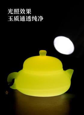 提手壶蓝宝石桌面饰品提手件客厅入口酒柜办公室乔迁高端珠宝吸引