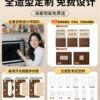 Solid wood hole board storage rack custom-shaped wall entry entrance wall hanging board accessories decorative hanging clothes display rack