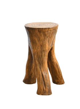 落地摆件流水景假山工艺鱼缸底座仿根雕玄关招财装饰花盆托架子