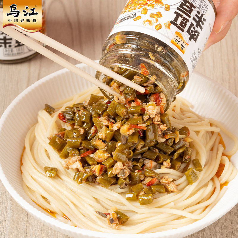 乌江老重庆杂酱/肉沫豇豆138g瓶装下饭拌面酱调味即食开味下饭酱
