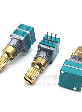 ALPS双联双轴电位器A10K B10K音量音响电位器2联2轴RK097轴长20MM