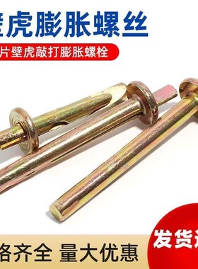 快速壁虎蓬胀钉 插片壁虎 锤击蓬胀 打入式膨胀螺丝m6敲击钉国标