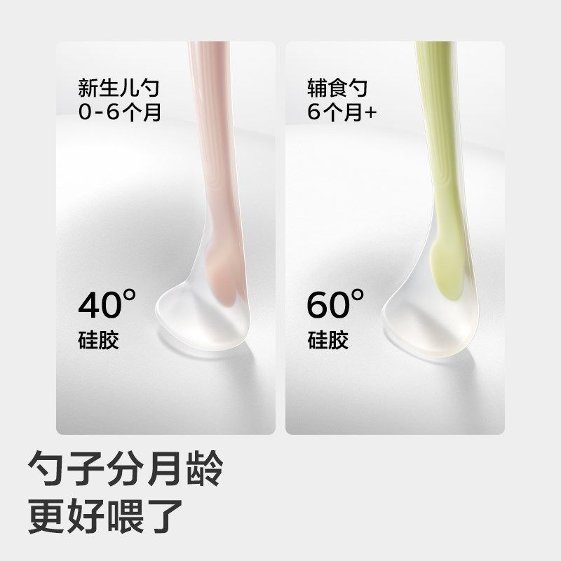 babycare宝宝矽胶软汤匙新生儿婴儿喂水勺子餐具儿童吃饭副食品碗,淘宝优惠券,粉丝福利购,淘宝优惠卷