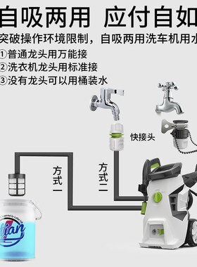 绿田高压水枪清洗水枪洗车机家用清洁车泵水泵洗车神器高压清洗