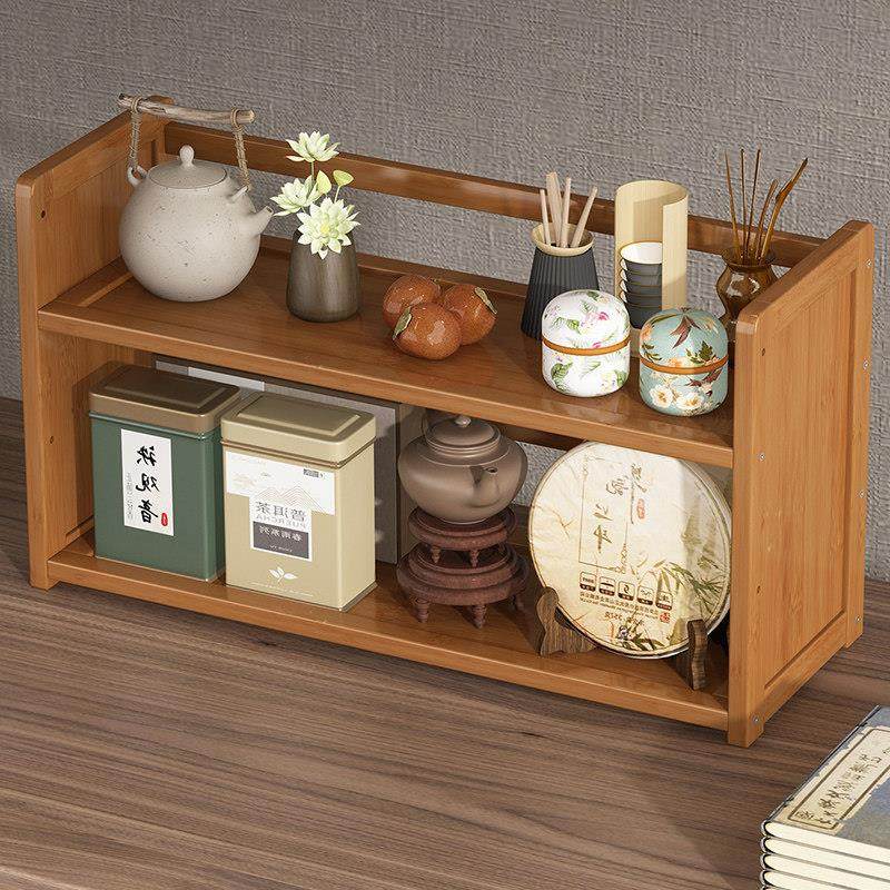 桌面博古架新中式茶桌上茶具茶杯收纳置物架小型多层紫砂壶摆放架,淘宝优惠券,粉丝福利购,淘宝优惠卷