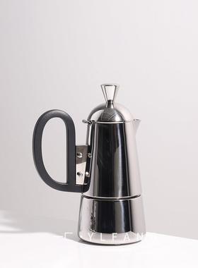 一匚现代轻奢金属创意摩卡水壶 样板间售楼处咖啡厅杯子杯托摆件