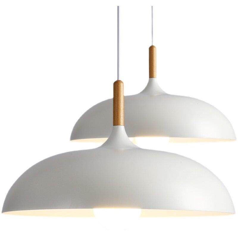 北欧吊灯创意个性单头简约现代LED餐饮吧台饭厅书房铁艺锅盖灯罩,淘宝优惠券,粉丝福利购,淘宝优惠卷