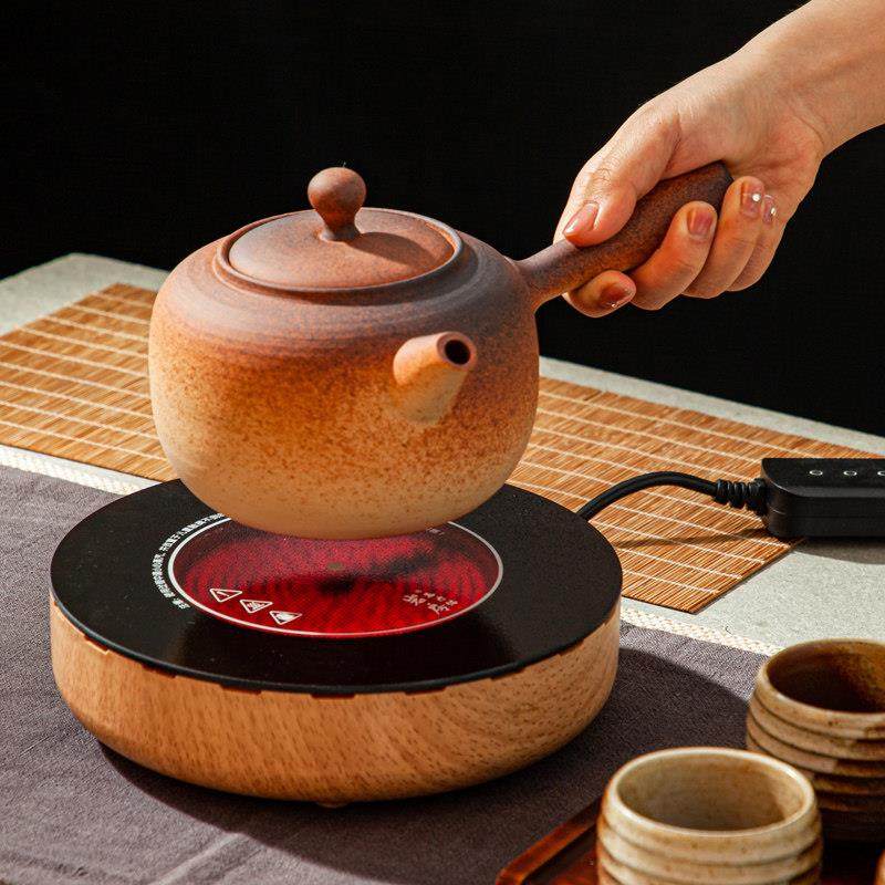 抽水电陶炉烧水壶煮茶炉陶瓷耐热提梁壶白茶煮茶壶复古柴烧壶电热,淘宝优惠券,粉丝福利购,淘宝优惠卷