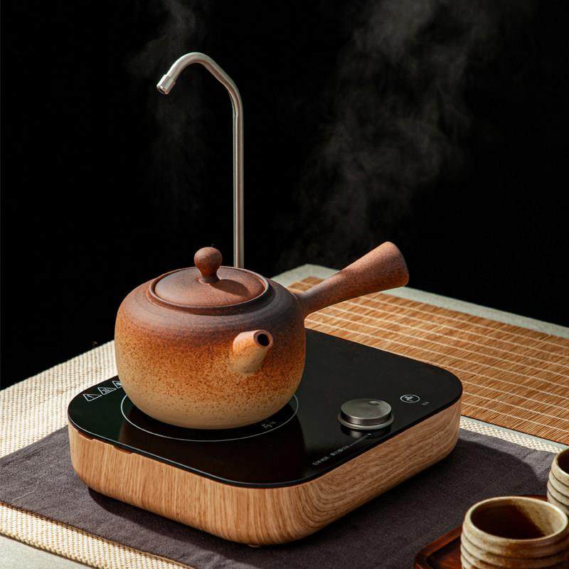 抽水电陶炉烧水壶煮茶炉陶瓷耐热提梁壶白茶煮茶壶复古柴烧壶电热,淘宝优惠券,粉丝福利购,淘宝优惠卷