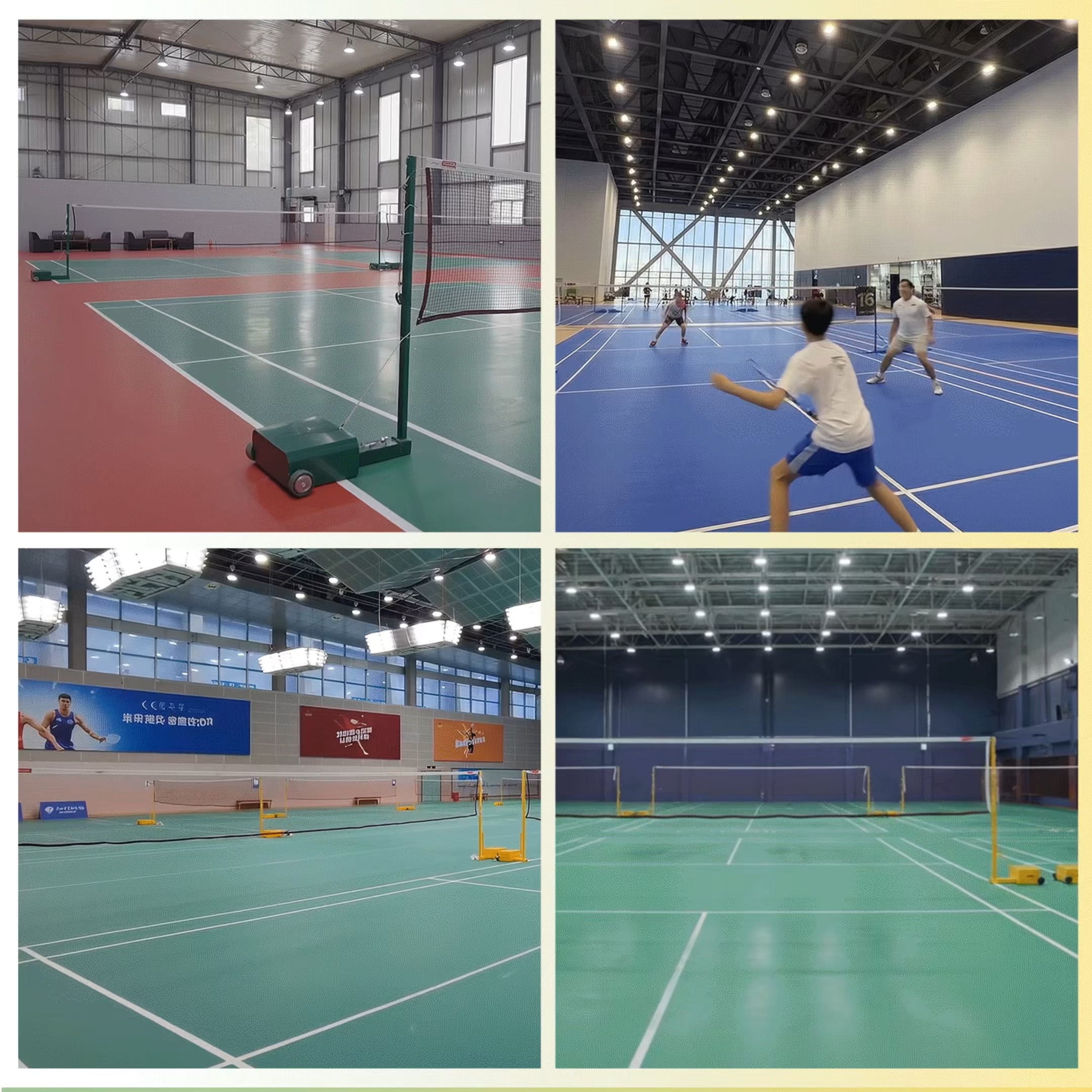 Professional badminton floor glue nationwide door-to-door contracting