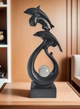 北欧简约现代家居玄关装饰品抽象客厅电视柜酒柜轻奢摆件乔迁礼物