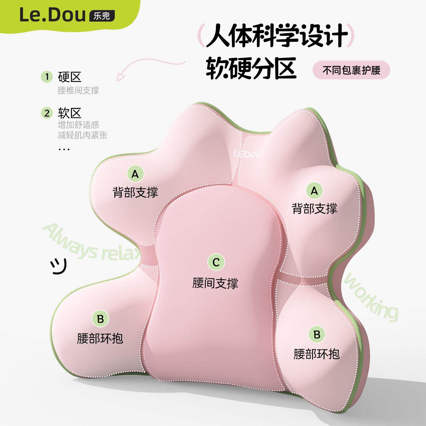 汽车腰靠护腰久坐靠垫车载腰垫头枕腰枕靠背座椅硬司机加厚支撑,淘宝优惠券,粉丝福利购,淘宝优惠卷