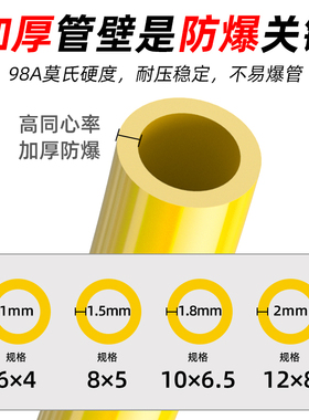 气管软管气泵空压机高压气管木工专用气管PU气线气带软管气动8mm