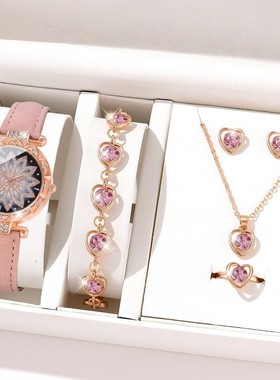 圣诞节新年礼物送女友精致不掉色手链小众设计仿真水钻手串礼盒装