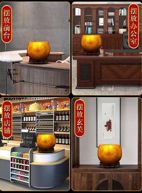 聚宝摆件瓷聚财景德招财进宝陶客厅玄关鱼镇缸装饰盆招财进宝乔迁