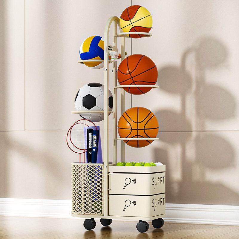 篮材球用收纳层架ZXD1342足球置物架家多层运动器收纳层架子瑜垫,淘宝优惠券,粉丝福利购,淘宝优惠卷