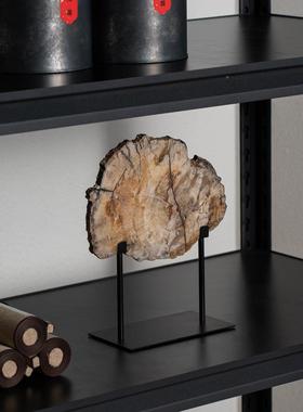 高端艺木CQO术覆品天然化石古壁龛日本禅宗中世酒纪店餐具装饰