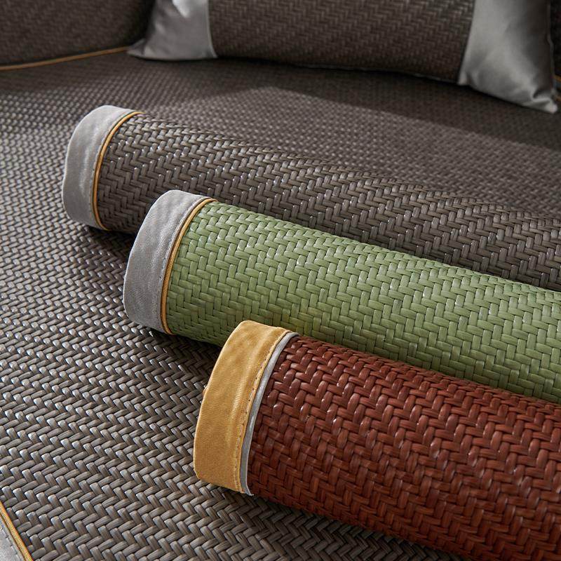 夏季藤席沙发垫套罩巾2024年新款坐垫夏天凉席竹席防滑防猫抓凉垫,淘宝优惠券,粉丝福利购,淘宝优惠卷