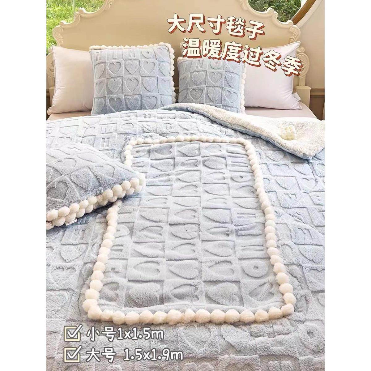 加厚塔芙绒毯子抱枕两用羊羔绒汽车用车载上毛毯冬季被子二合一,淘宝优惠券,粉丝福利购,淘宝优惠卷