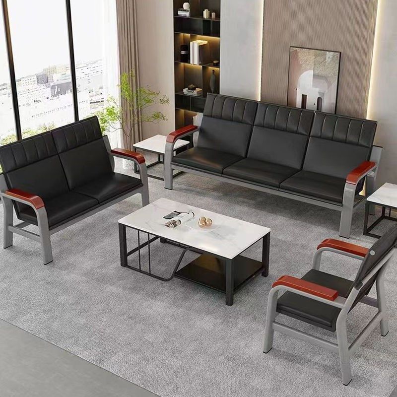 铁艺沙发现代办公室沙发接待室小型会客商务办公沙发茶几,淘宝优惠券,粉丝福利购,淘宝优惠卷
