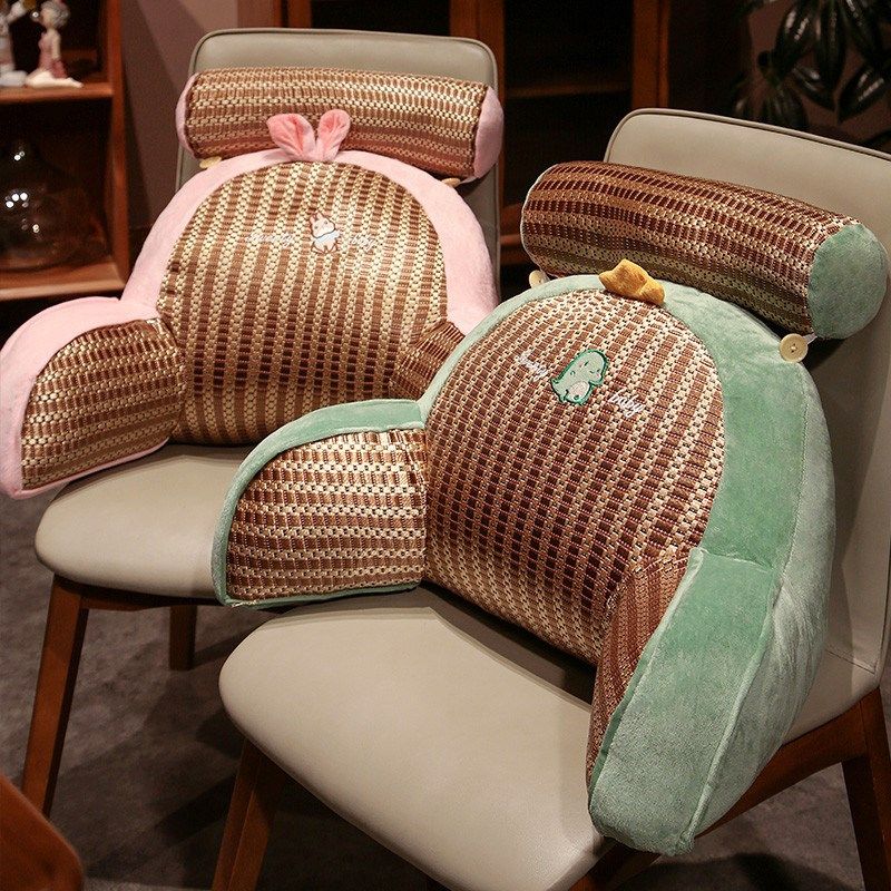 夏季凉席床头靠垫办公室久坐护腰靠枕座椅腰靠垫沙发靠背孕妇靠枕,淘宝优惠券,粉丝福利购,淘宝优惠卷