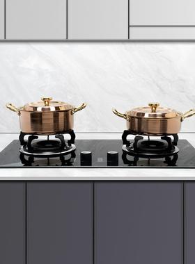 样板房间厨房装饰品橱柜锅具展厅饰品组合现代轻奢家居软装摆件