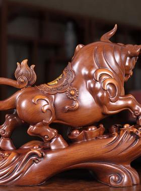 牛年吉祥物招财生肖牛摆件家居客厅办公室桌装饰公司开业礼品摆设