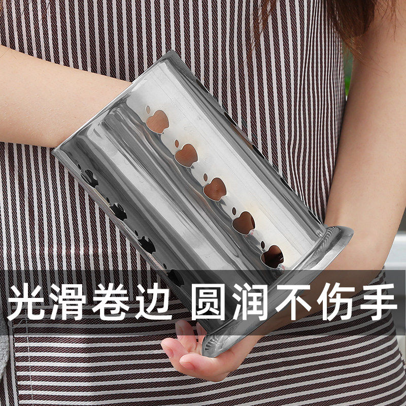 筷筒不锈钢筷子筒沥水筷子笼商用串串香竹签筒烧烤签子筒吸管桶家,淘宝优惠券,粉丝福利购,淘宝优惠卷