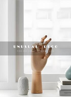 UNUSUAL 样板间书房桌面摆件复古打字机装饰杂志软装手工组合饰品