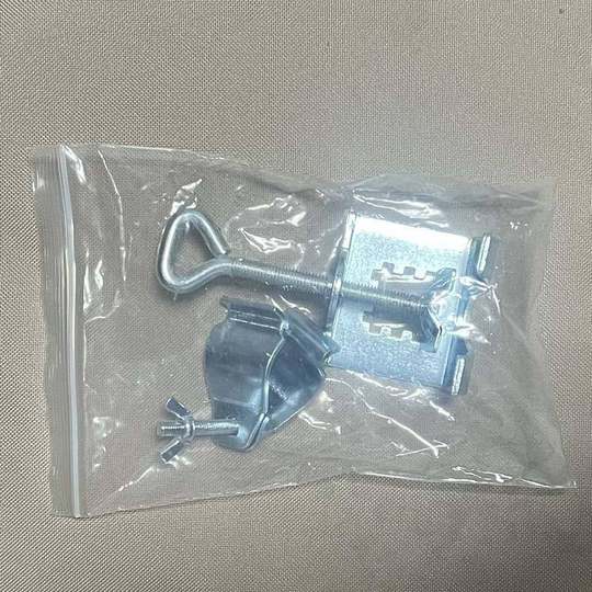 庭院伞固定夹支架户外沙滩伞小夹子阳台伞架户外桌固定器金属防风